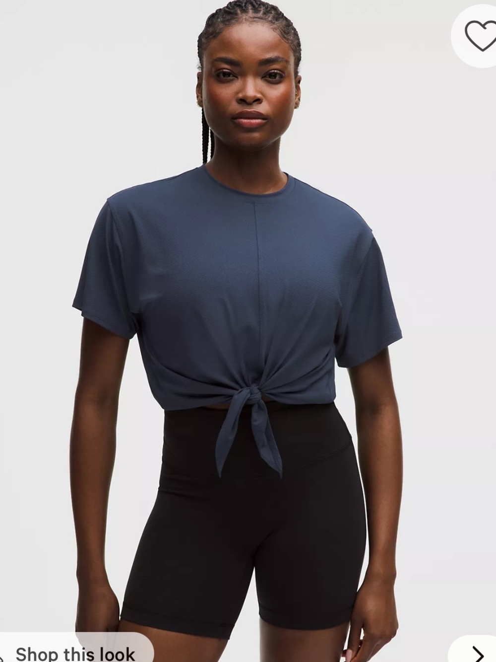 lululemon All-Sport Short Sleeve Shirt Club Blue, M